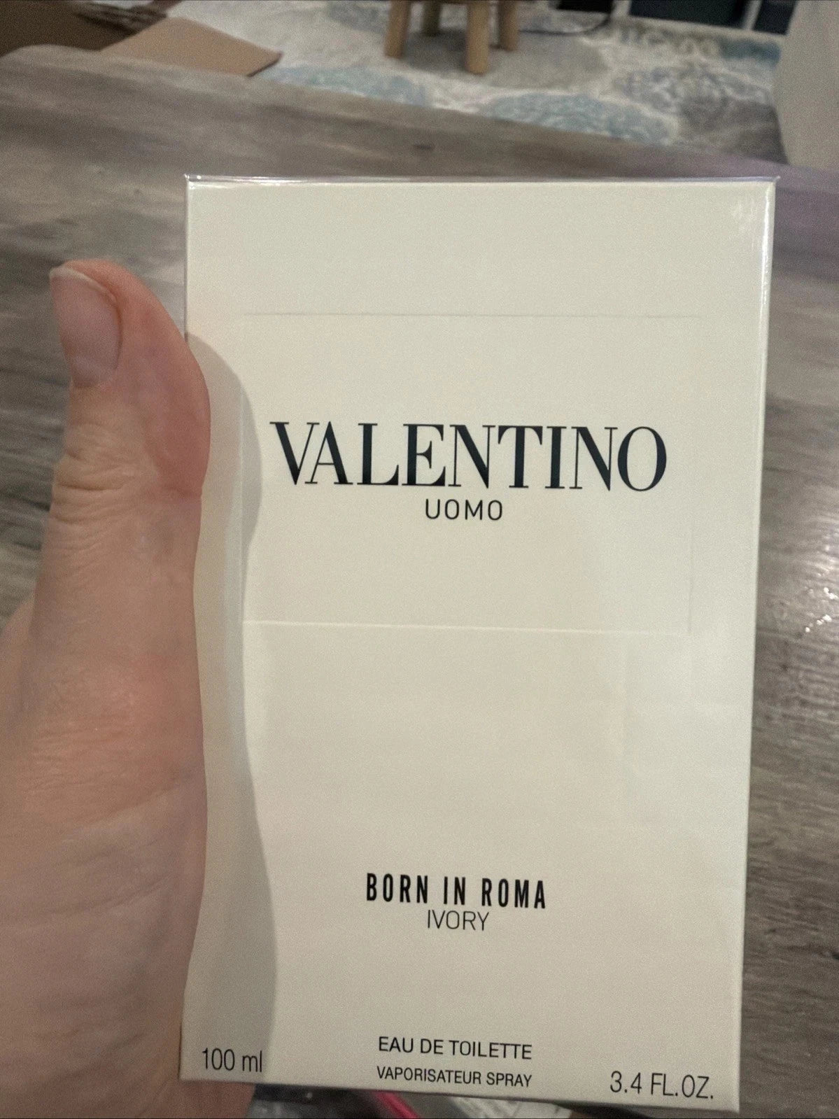 VALENTINO UOMO BORN IN ROMA IVORY EDT 3.4OZ/100ML SEALED DISCONTINUED RARE